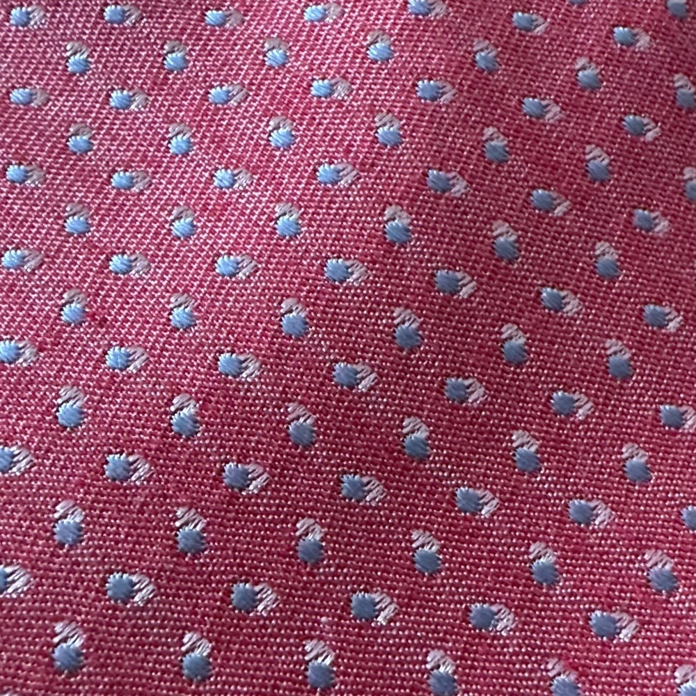 Ben Sherman Pink Patterned Tie - Picture 10 of 10